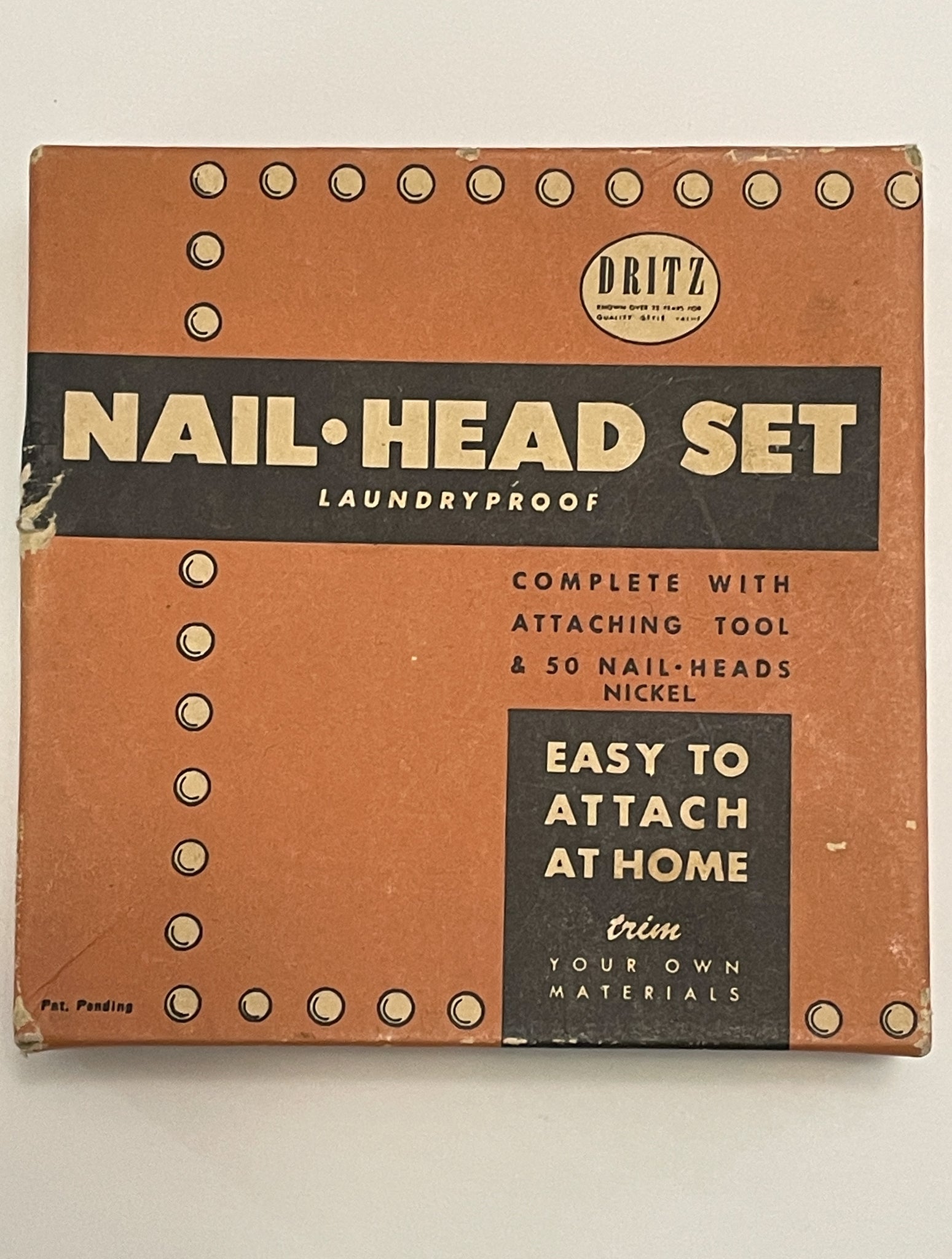1940's Metal Dritz Nail Head Set