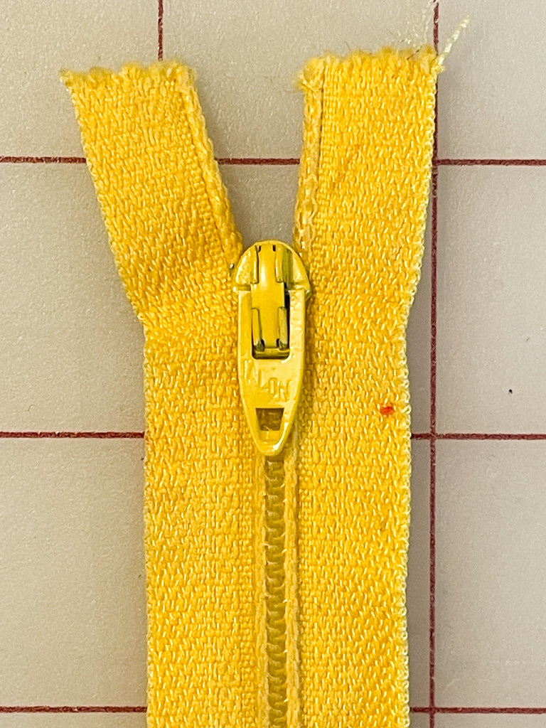 Zipper 7" Polyester Coil - Yellow