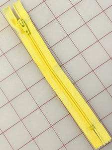 SALE Zipper 6" Polyester Coil - Yellow