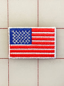 Patch Embroidered - U.S.A. Flag Small