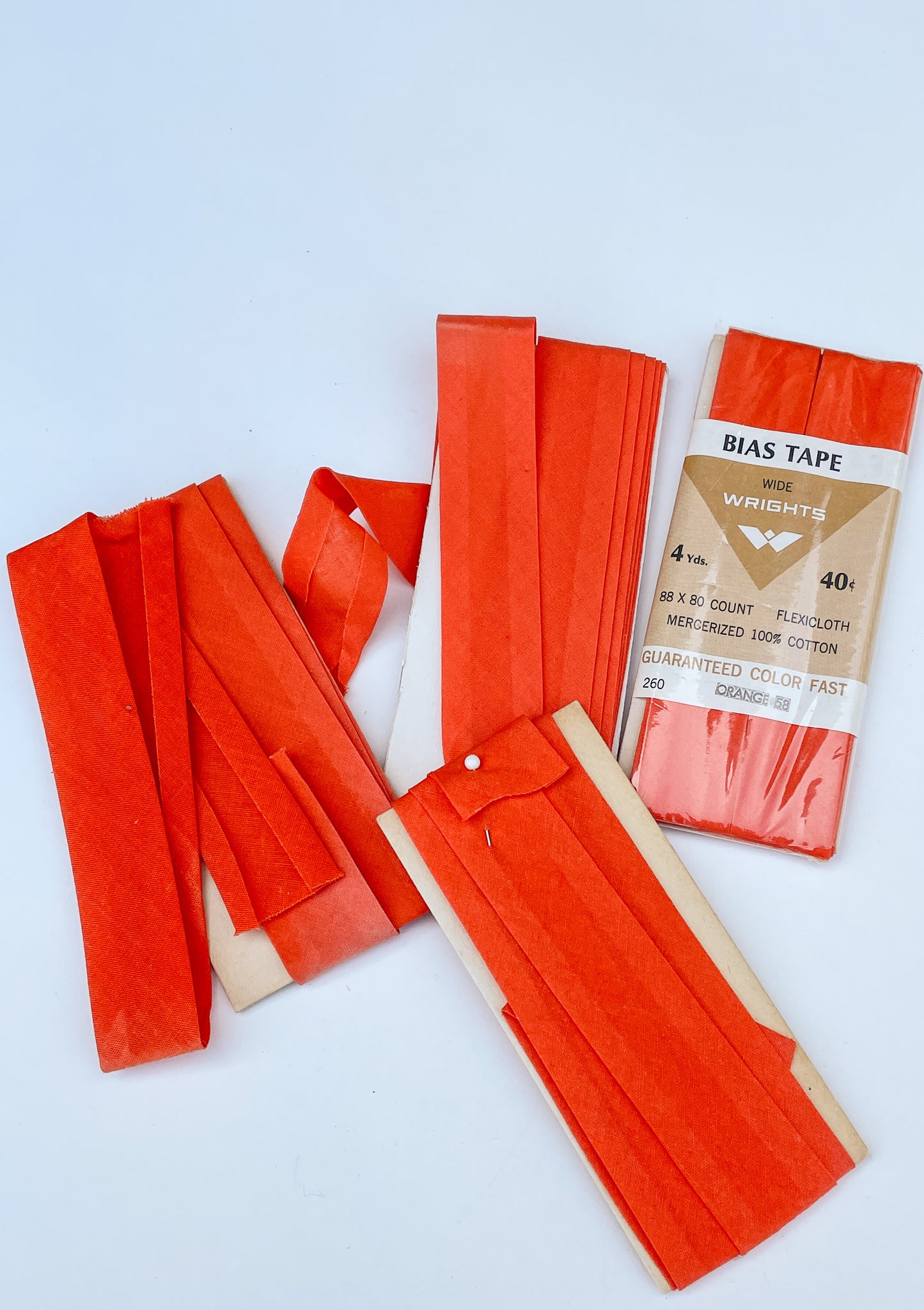 SALE Bias Tape Bundle 1" Wide - Orange