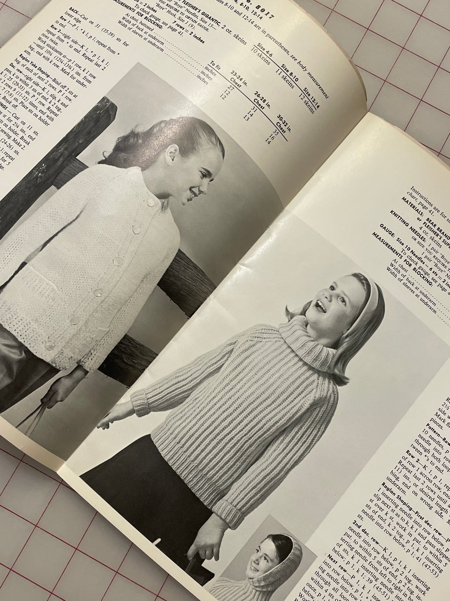 SALE 1964 Knit Magazine - Raglans For Boys and Girls