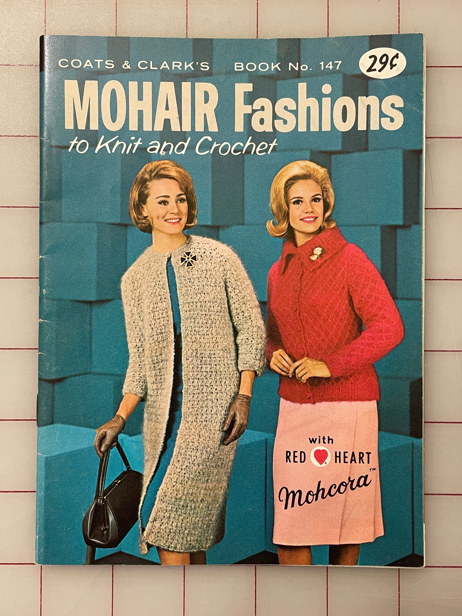 SALE 1964 Coats & Clark's Magazine - Mohair Fashions to Knit and Crochet