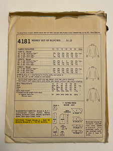1974 McCall's Pattern 4181 - Blouses