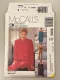 1998 McCall's 9562 Pattern: Jacket, Pants, Skirt & Top FACTORY FOLDED