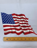 Embroidered American Flag - Light Blue Background
