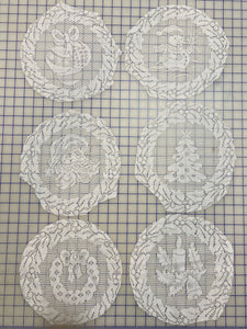 Lace Motifs Vintage Synthetic - Christmas Themed
