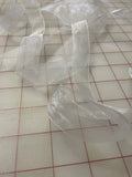 2+ YD Ribbon Polyester Organza - White