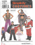 1990 Simplicity 8289 Pattern - Child's Costumes