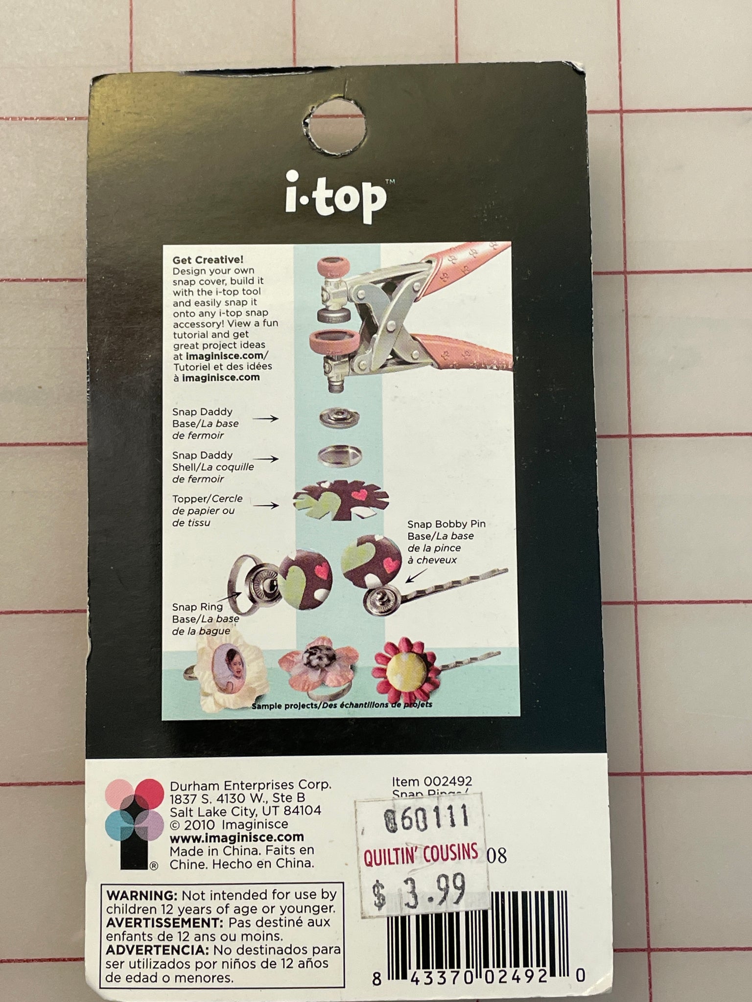 SALE Adjustable Rings with Snap Tops