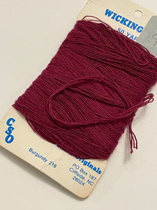 Yarn Vintage Wicking Yarn - Various Colors
