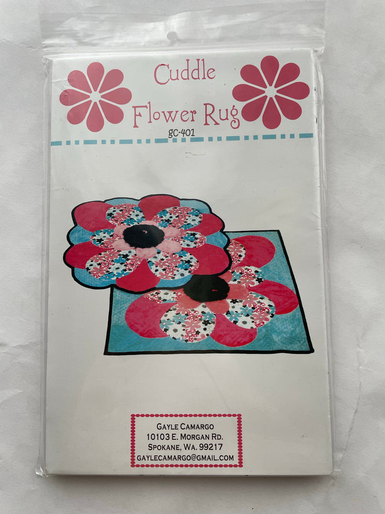 Cuddles Rug SALE Quilt Rug Pattern - Cuddle Flower โ Lucky DeLuxe Fabrics
