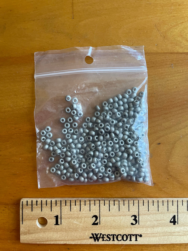 Beads - Gunmetal Gray Seed Bead