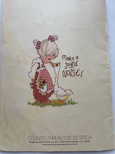 SALE 1980 Cross Stitch Pattern Book - Precious Moments