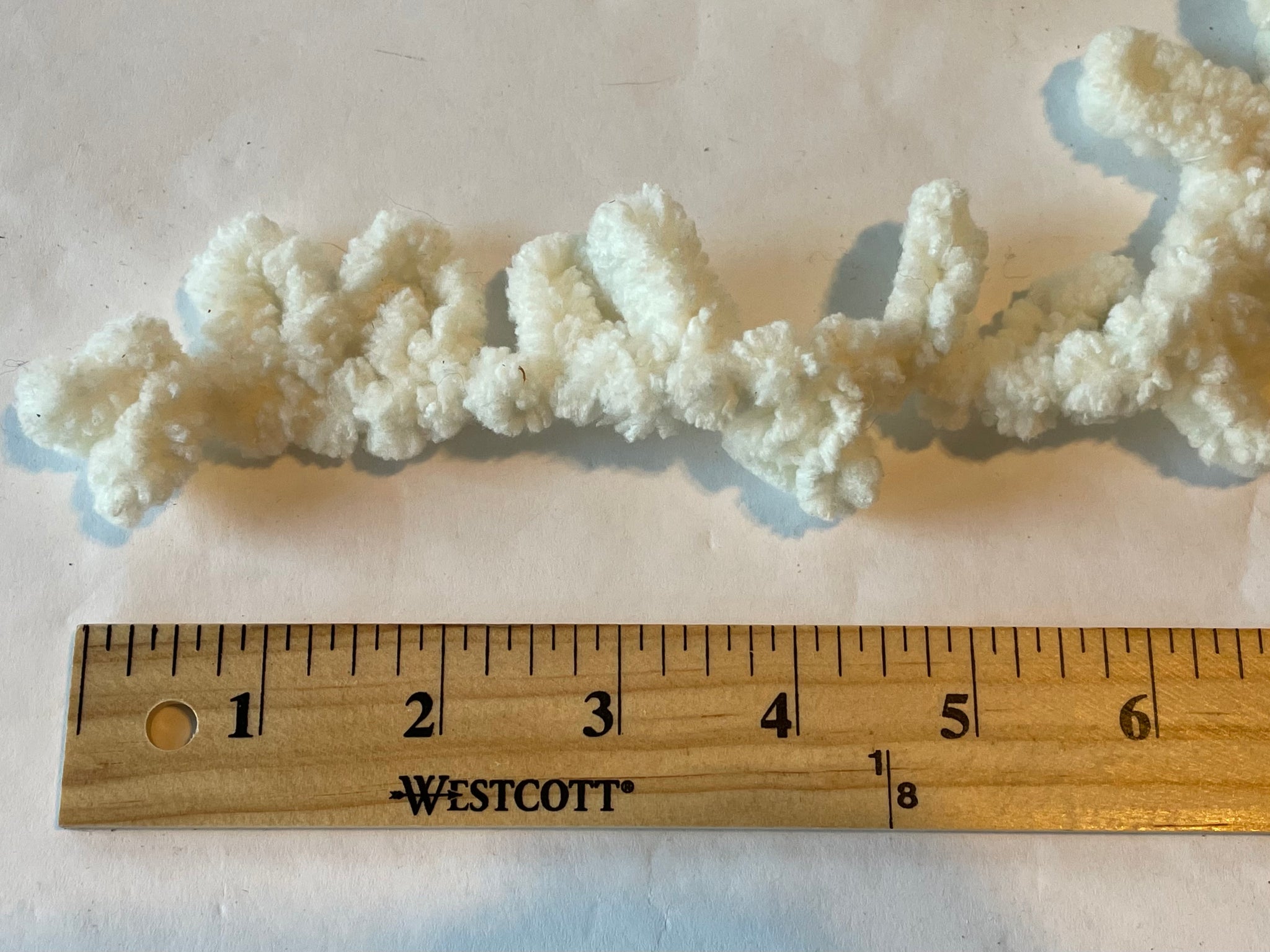 SALE Yarn Looped Chenille - Cream