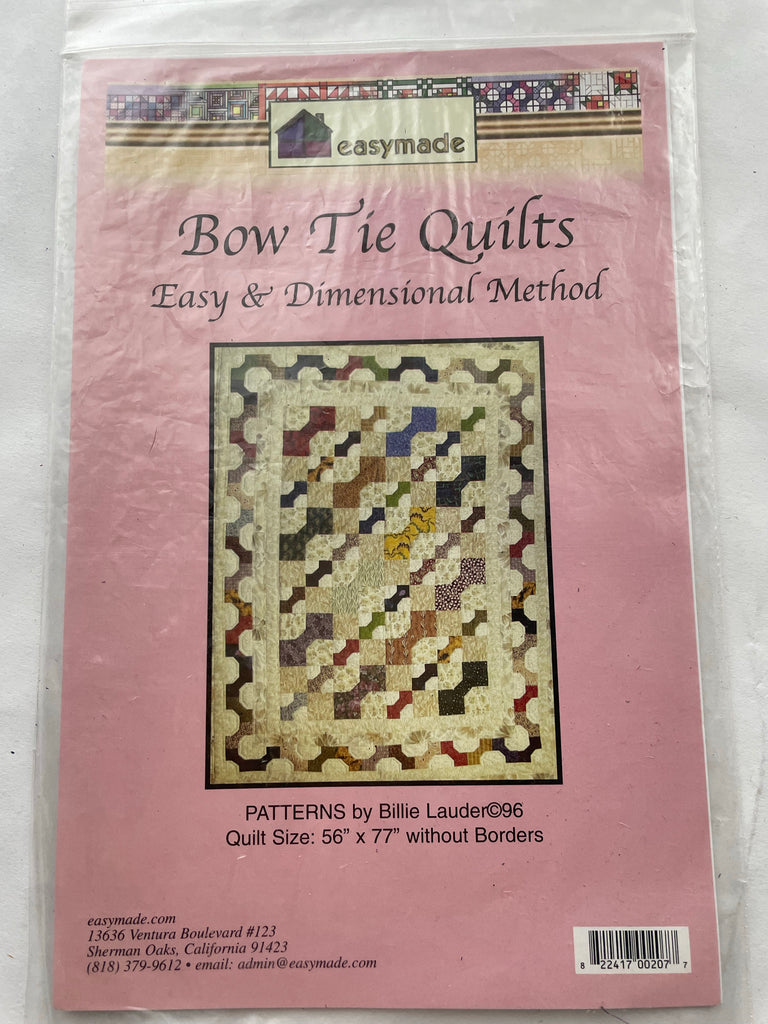 Quilt Pattern - Bow Tie